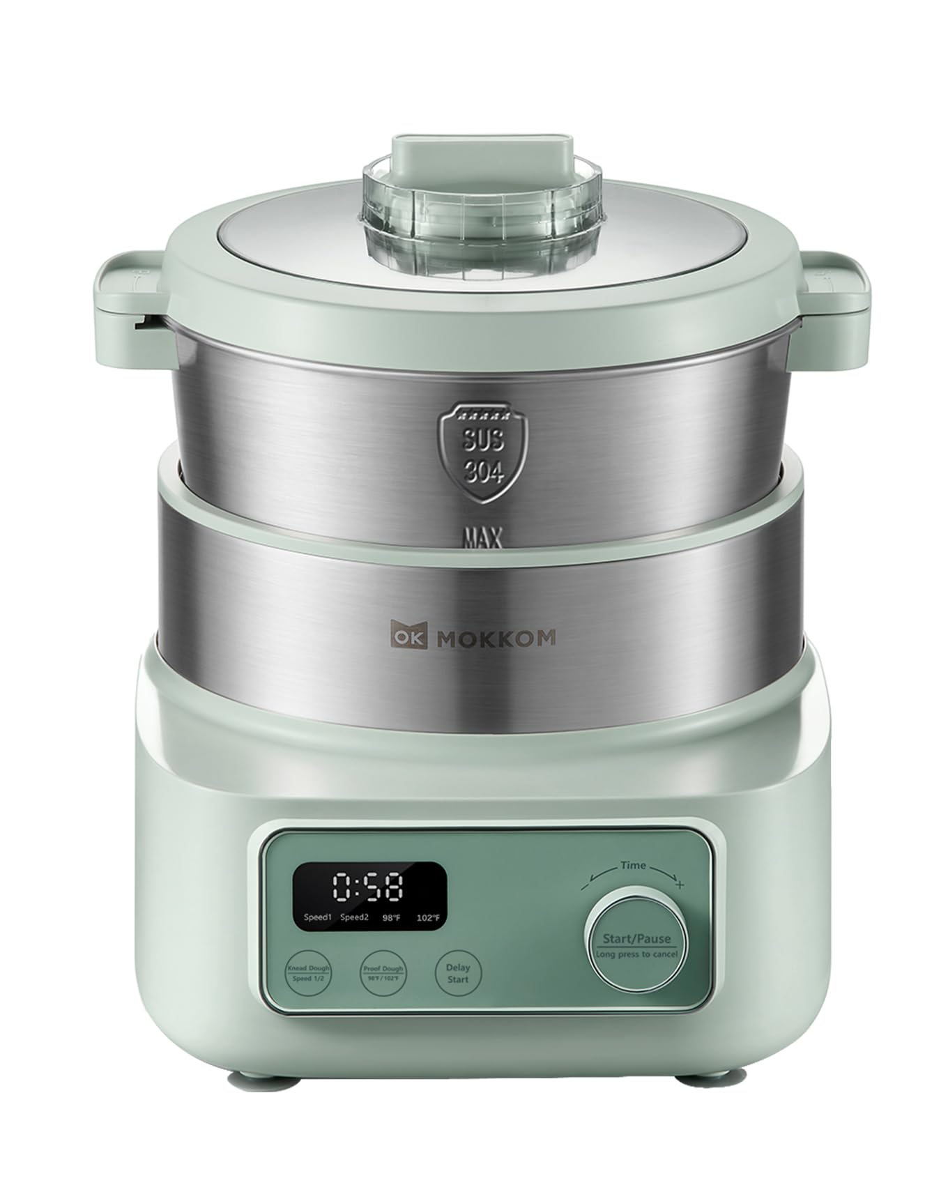Amazon.com: MOKKOM Electric Dough Maker Machine with Ferment,6.34